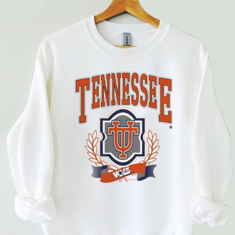 Tennessee Volunteers 1992 College Football Retro White Crewneck Sweatshirt